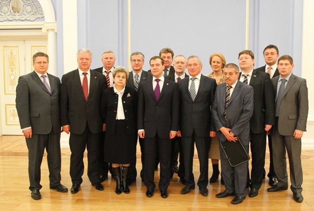 Встреча профсоюзного актива с Президентом РФ Д.А. Медведевым